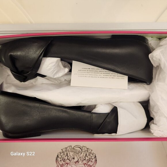 Vince Camuto Bowmel Flats. NIB. Black Napa. Size Various - Picture 8 of 10